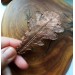 Copper oak hairclip
