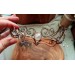 Elven tiara with rose quartz