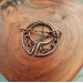 Copper celtic brooch