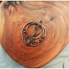 Copper celtic brooch