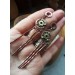 Steampunk long earrlings