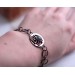 Copper labradorite bracelet 