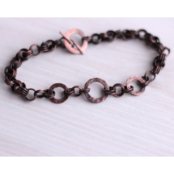 Copper unisex bracelet 