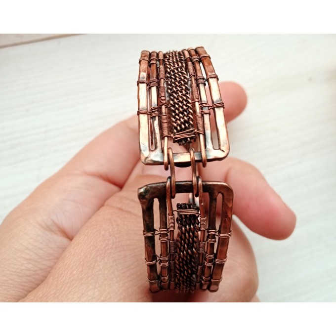 Copper cuff bracelet