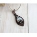 Copper dendrite agate necklace