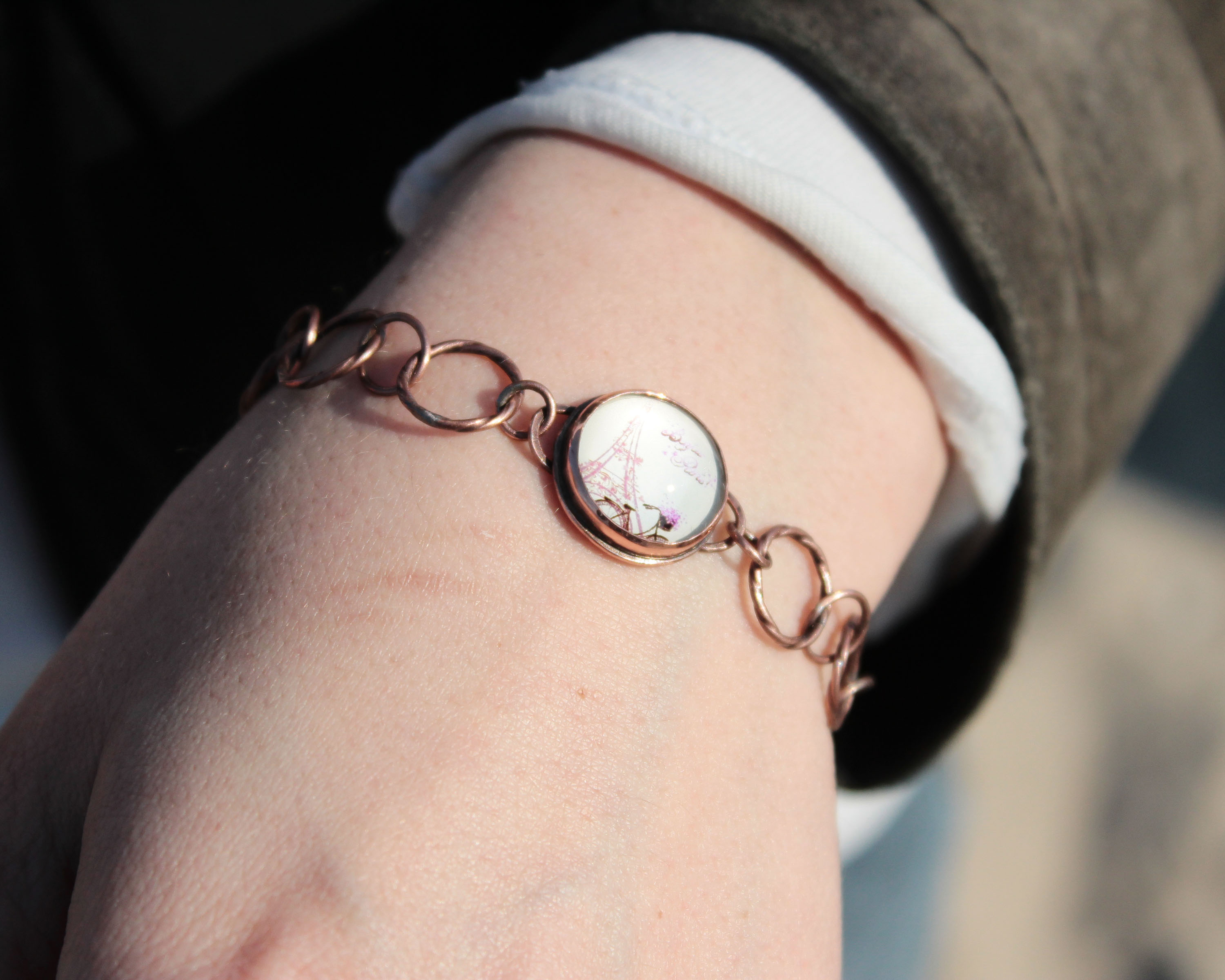 copper chain bracelet